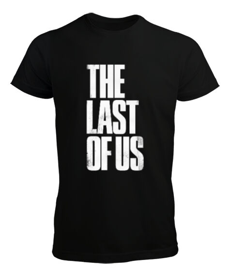 Tisho - The Last of Us Baskı Tasarımlı Siyah Erkek Tişört