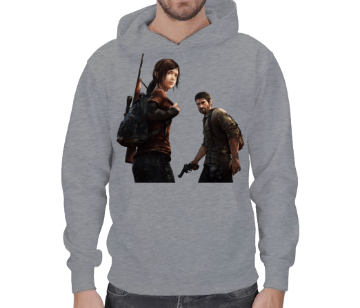 Tisho - The Last Of Us Tişört T-Shirt Elbise Erkek Kapşonlu