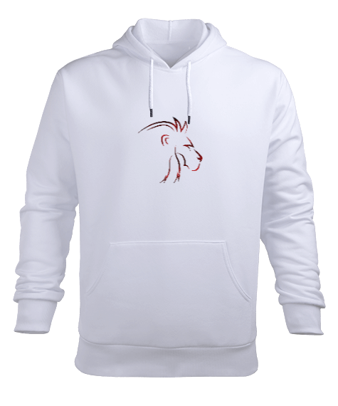 Tisho - The Lion Erkek Kapüşonlu Hoodie Sweatshirt