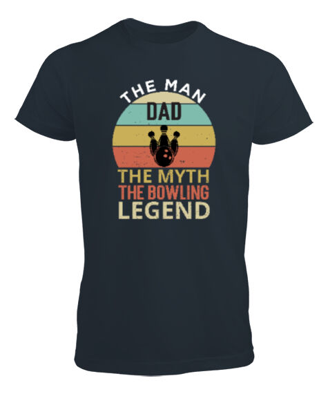 Tisho - The Man Dad Füme Erkek Tişört