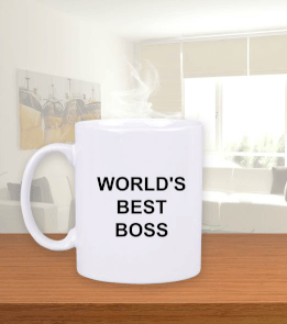 Tisho - The Office; Worlds Best Boss Beyaz Kupa Bardak
