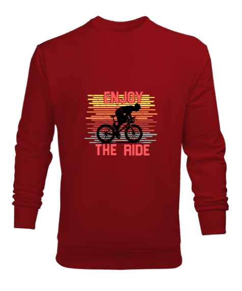 Tisho - The Ride Kırmızı Erkek Sweatshirt