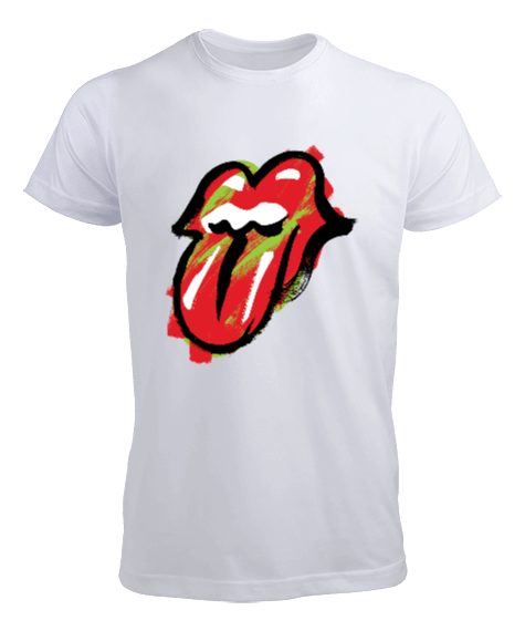 Tisho - The Rolling Stones Baskılı Erkek Tişört