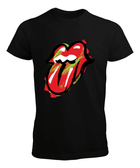 Tisho - The Rolling Stones Baskılı Erkek Tişört