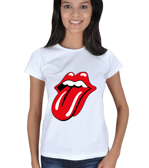 Tisho - The Rolling Stones Kadın Tişört