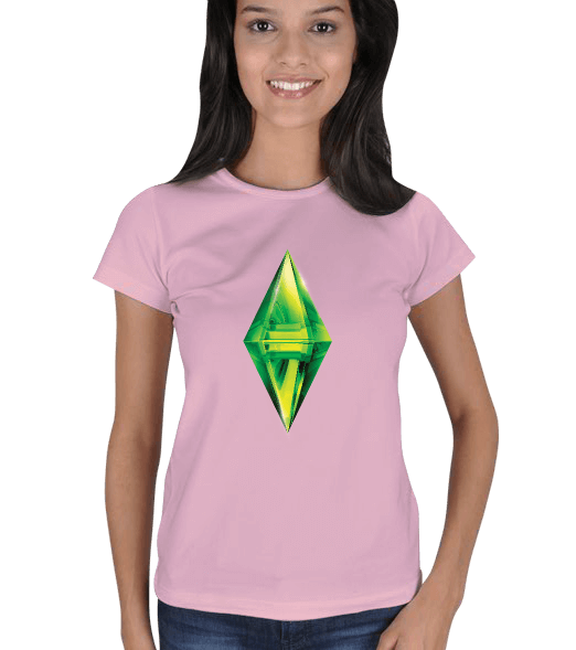 Tisho - The Sims 3 Plumbob Kadın Tişört