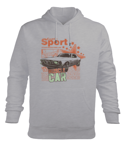 Tisho - The Sport Car Sweatshirt Erkek Kapüşonlu Hoodie Sweatshirt