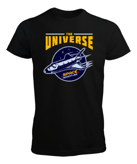 The Universe Siyah Erkek Tişört