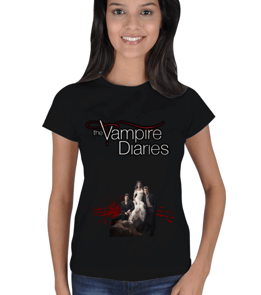 Tisho - The Vampire Diaries Kadın Tişört