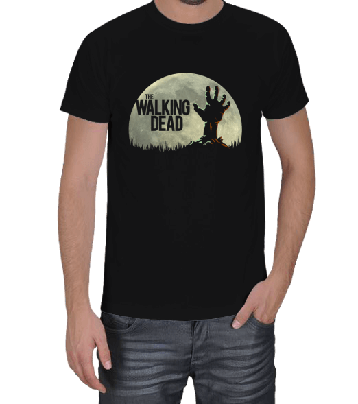 Tisho - The Walking Dead Baskılı Erkek Tişört