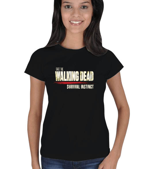 Tisho - The Walking Dead Kadın Basic Tişört Kadın Tişört