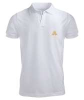 TheCastleofFashion Wear Beyaz Erkek Kısa Kol Polo Yaka - Tisho