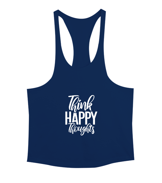 Tisho - Think Happy Thoughts v13 Erkek Tank Top Atlet