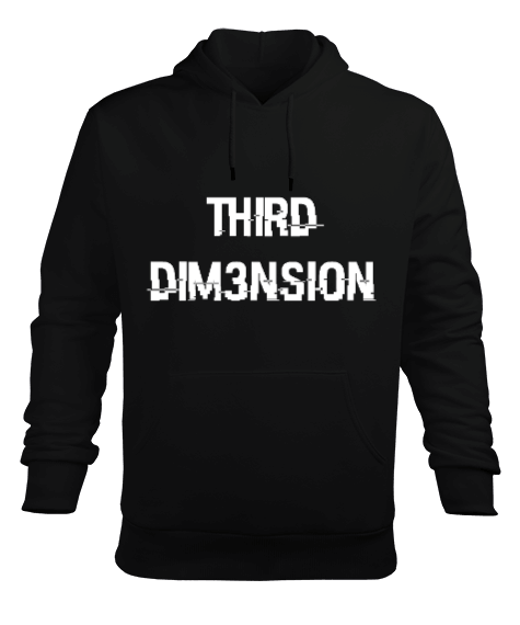 Third Dim3nsion Core Logo Erkek Kapüşonlu Hoodie Sweatshirt