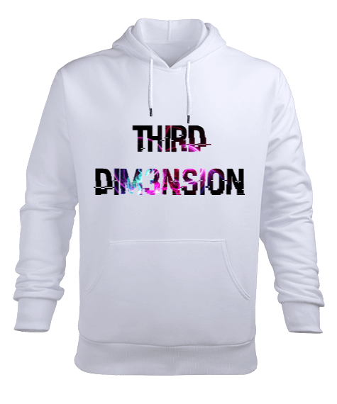 Tisho - Third Dim3nsion Core Logo Erkek Kapüşonlu Hoodie Sweatshirt