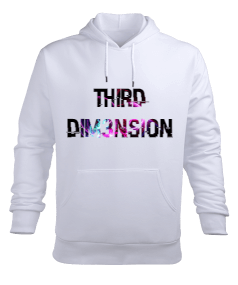 Third Dim3nsion Core Logo Erkek Kapüşonlu Hoodie Sweatshirt - Thumbnail