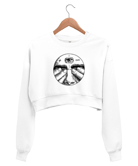 Tisho - third eye Kadın Crop Sweatshirt
