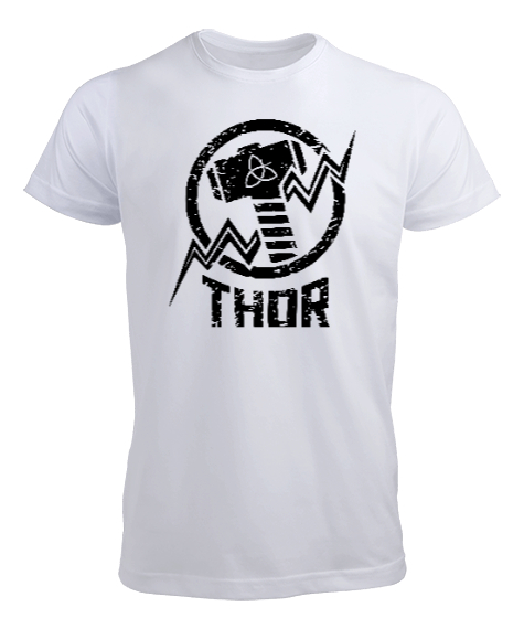 Tisho - Thor - Viking V2 Beyaz Erkek Tişört