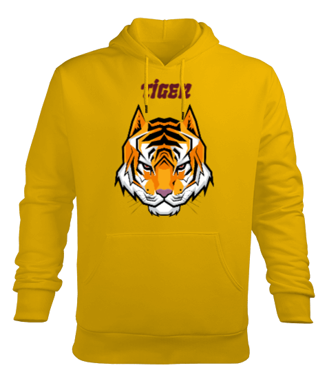 Tisho - Tiger Erkek Kapüşonlu Hoodie Sweatshirt