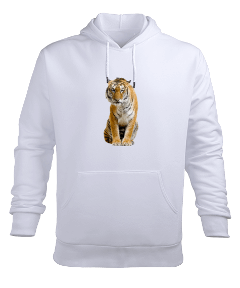 Tisho - Tiger Erkek Kapüşonlu Hoodie Sweatshirt Erkek Kapüşonlu Hoodie Sweatshirt