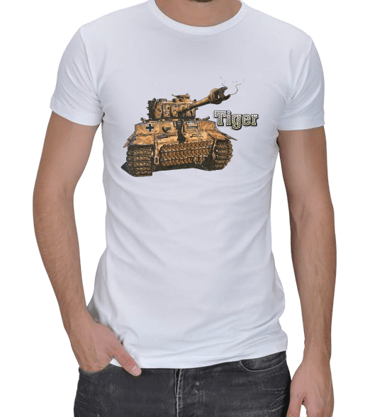 Tisho - Tiger Tank Erkek Regular Kesim Tişört