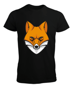 Tilki Baskılı Erkek Tshirt Erkek Tişört - Tisho