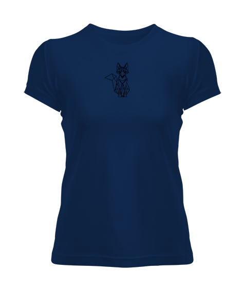 Tisho - Tilki Baskılı Kadın Tişört