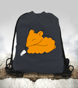 Tilki Büzgülü spor çanta - Tisho