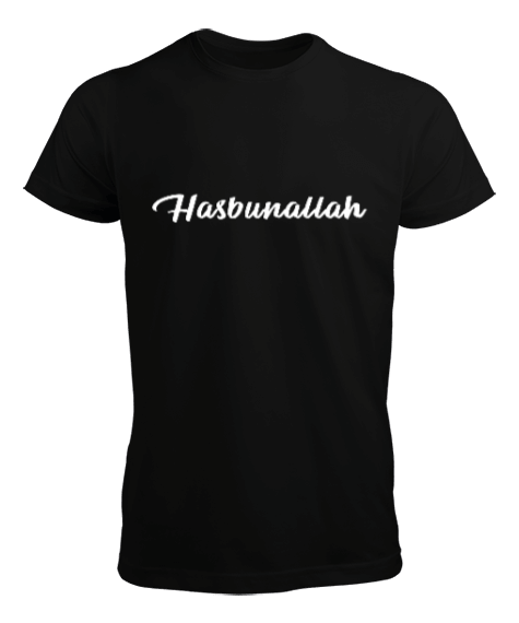 Tisho - Tişört hasbunallah yazılı islami Erkek Tişört