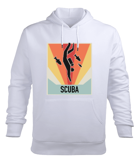 Tisho - TNH SD-95 Scuba Erkek Kapüşonlu Hoodie Sweatshirt