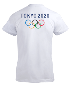 TOKYO 2020 KARATE TSHIRT Erkek Kısa Kol V Yaka Tişört - Thumbnail