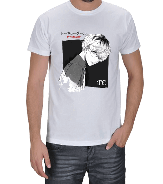 Tisho - Tokyo Ghoul RE Haise Erkek Tişört