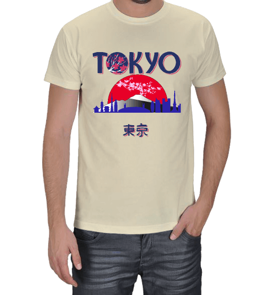 Tisho - Tokyo Sakura Tshirt Erkek Tişört