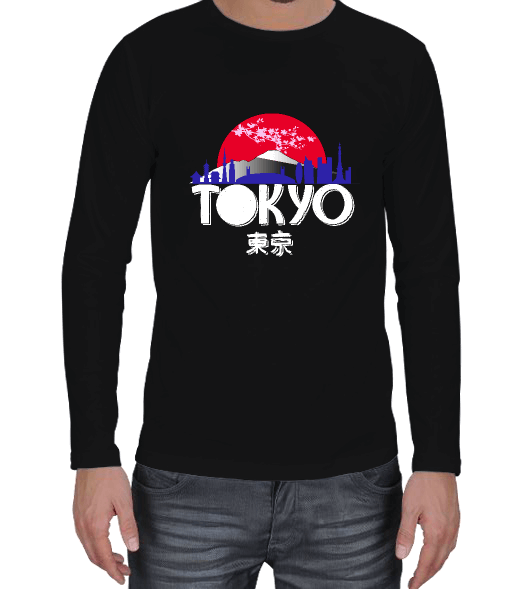 Tisho - Tokyo Siyah Erkek Uzun Kol