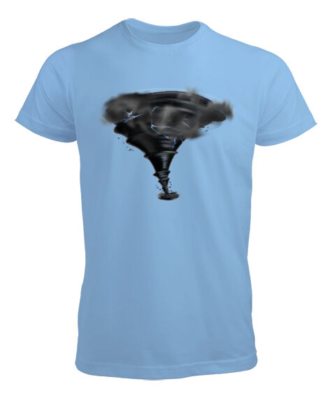 Tisho - Tornado Buz Mavisi Erkek Tişört