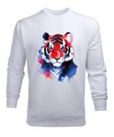 Trabznun Kaplanı Türkiye Beyaz Erkek Sweatshirt - Tisho