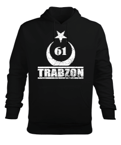 Trabzon şehir,Türkiye,Türkiye bayrağı. Erkek Kapüşonlu Hoodie Sweatshirt - Tisho
