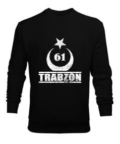 Trabzon şehir,Türkiye,Türkiye bayrağı. Erkek Sweatshirt - Tisho