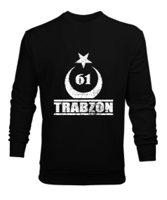 Tisho - Trabzon şehir,Türkiye,Türkiye bayrağı. Erkek Sweatshirt