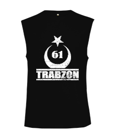 Trabzon şehir,Türkiye,Türkiye bayrağı. Kesik Kol Unisex Tişört - Tisho