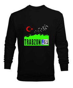 Trabzon,Trabzon şehir,Türkiye,Türkiye bayrağı. Erkek Sweatshirt - Tisho