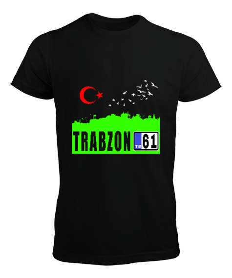 Tisho - Trabzon,Trabzon şehir,Türkiye,Türkiye bayrağı. Erkek Tişört