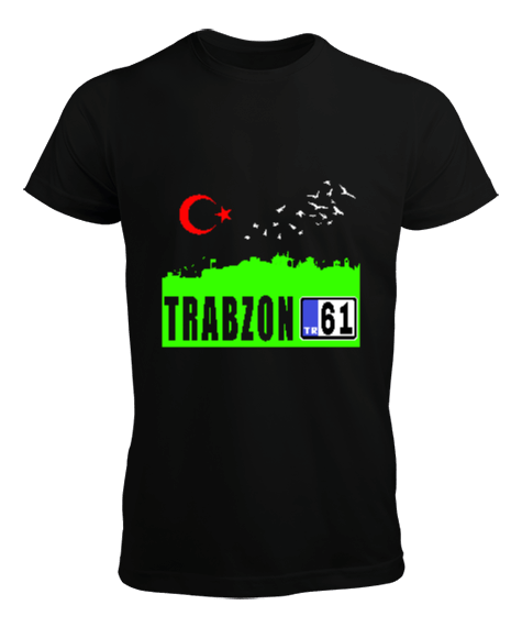 Trabzon,Trabzon şehir,Türkiye,Türkiye bayrağı. Erkek Tişört - Tisho