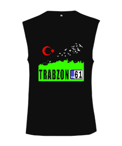 Tisho - Trabzon,Trabzon şehir,Türkiye,Türkiye bayrağı. Kesik Kol Unisex Tişört