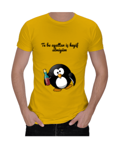 Trakyalı Penguen Erkek Regular Kesim Tişört - Tisho