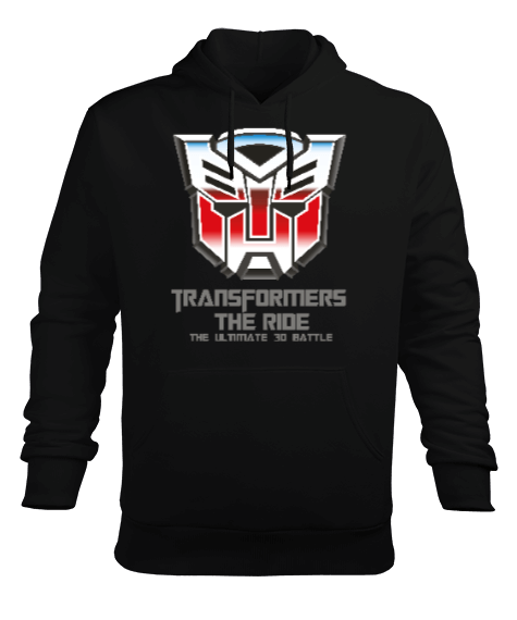 Tisho - Transformers Ride Erkek Kapüşonlu Hoodie Sweatshirt