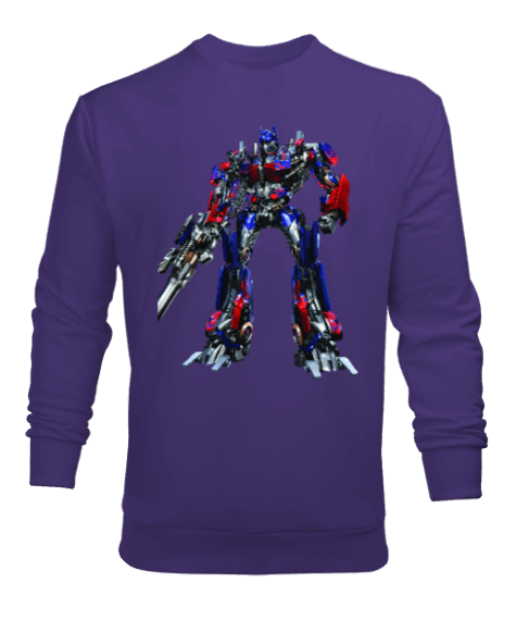 Tisho - Transformers the game optimus prime Erkek Sweatshirt