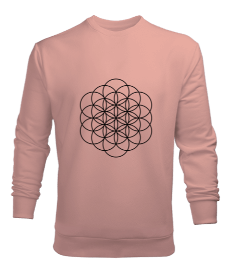 Tisho - Tree of Life Flower Erkek Sweatshirt