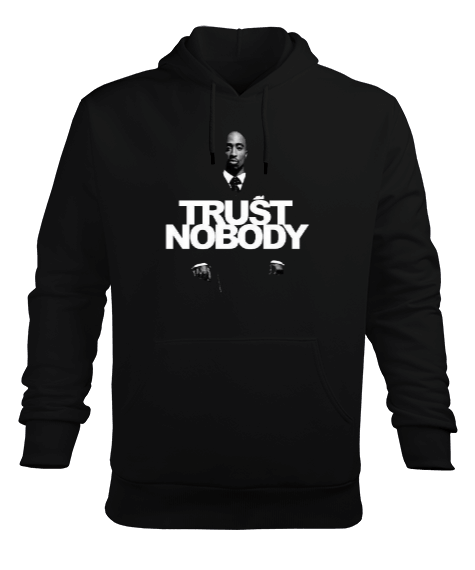 Tisho - Trust Nobody 2pac Shakur Tupac Shakur Rap Erkek Kapüşonlu Hoodie Sweatshirt