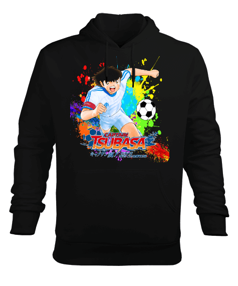 Tisho - Tsubasa splash Erkek Kapüşonlu Hoodie Sweatshirt